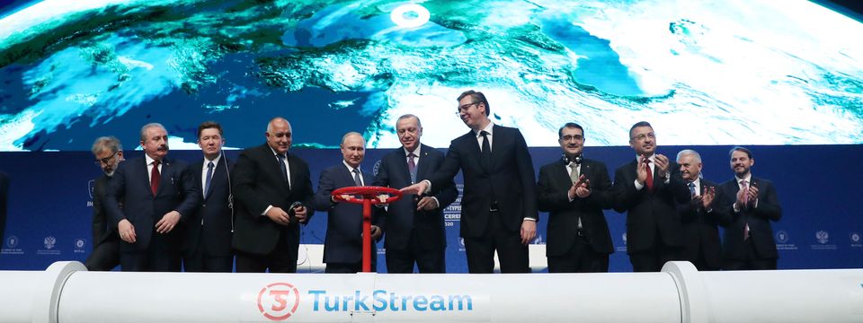 Председник Вучић присуствовао свечаности поводом пуштања у рад деонице гасовода Турски ток у Истанбулу