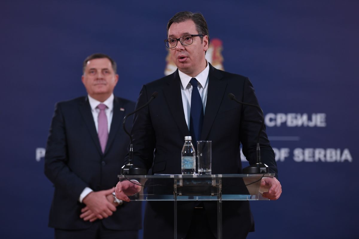 Predsednik Vučić sastao se sa srpskim članom Predsedništva Bosne i Hercegovine
