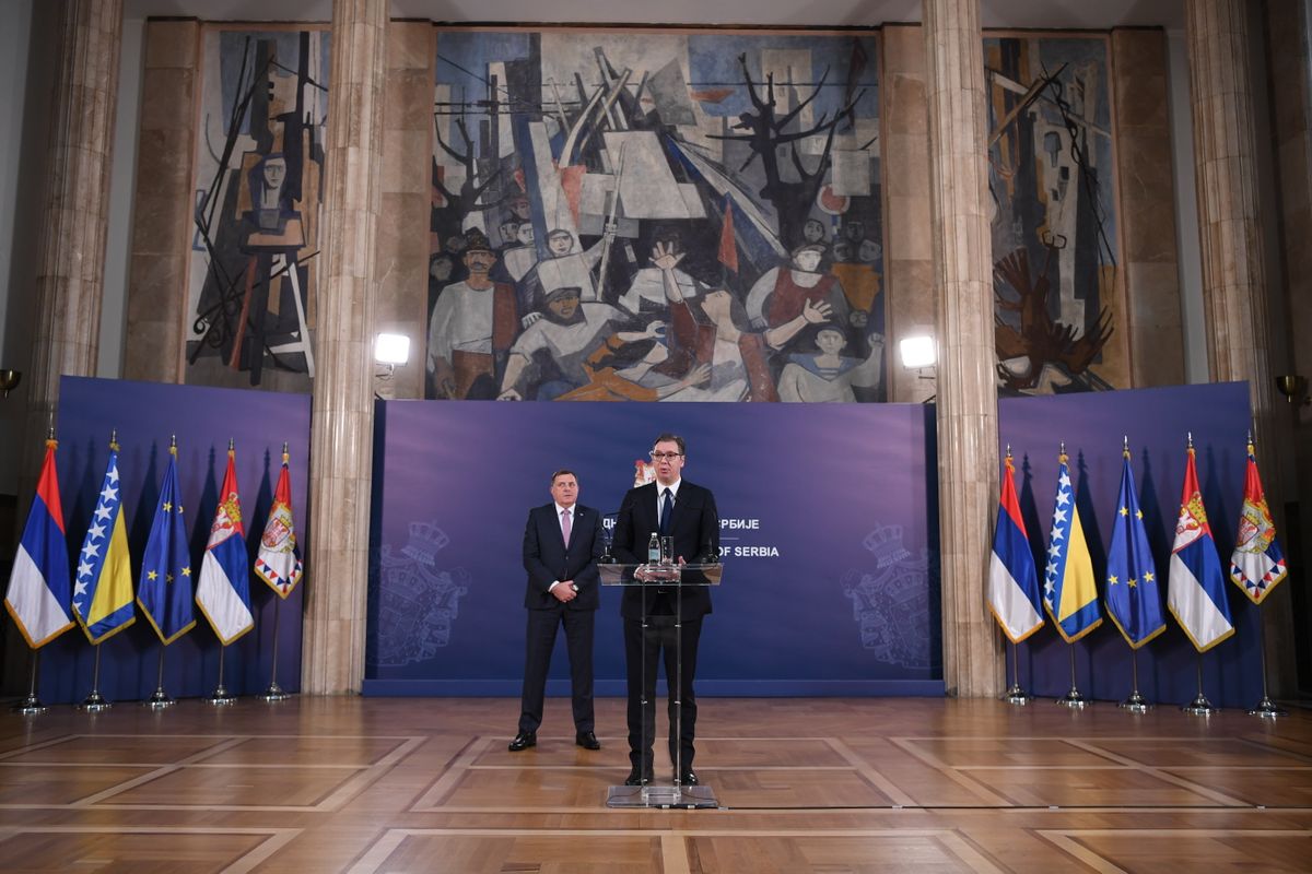 Predsednik Vučić sastao se sa srpskim članom Predsedništva Bosne i Hercegovine