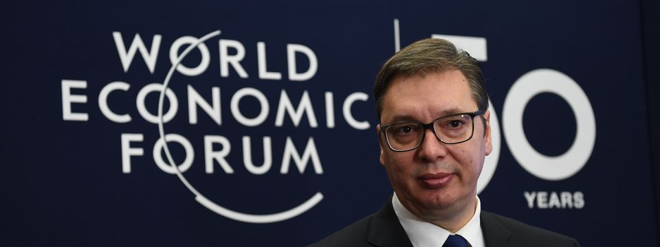 President Vučić at the annual meeting of the World Economic Forum in Davos