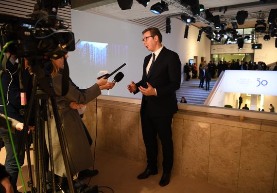Predsednik Vučić na godišnjem sastanku Svetskog ekonomskog foruma u Davosu