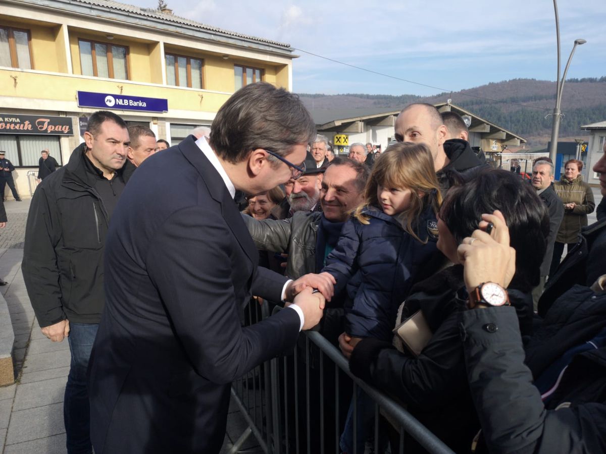 Predsednik Vučić u poseti Mrkonjić Gradu i Drvaru