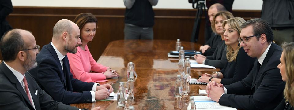 Sastanak sa izvestiocem Evropskog parlamenta za Srbiju i predsedavajućom Delegaciji Evropskog parlamenta za odnose sa Srbijom