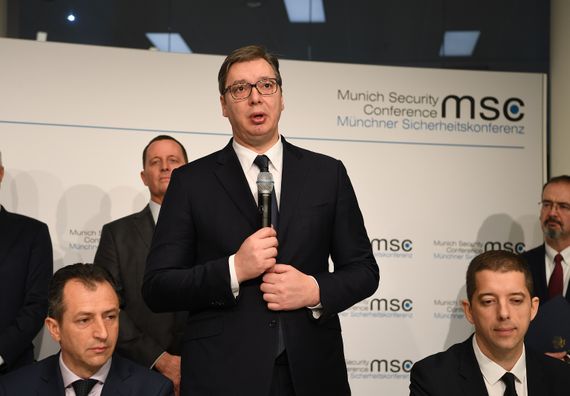 Predsednik Vučić na Minhenskoj bezbednosnoj konferenciji