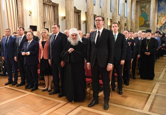 Predsednik Vučić  uručio odlikovanja povodom Dana državnosti