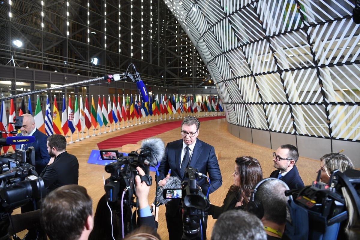 Predsednik Vučić u Briselu