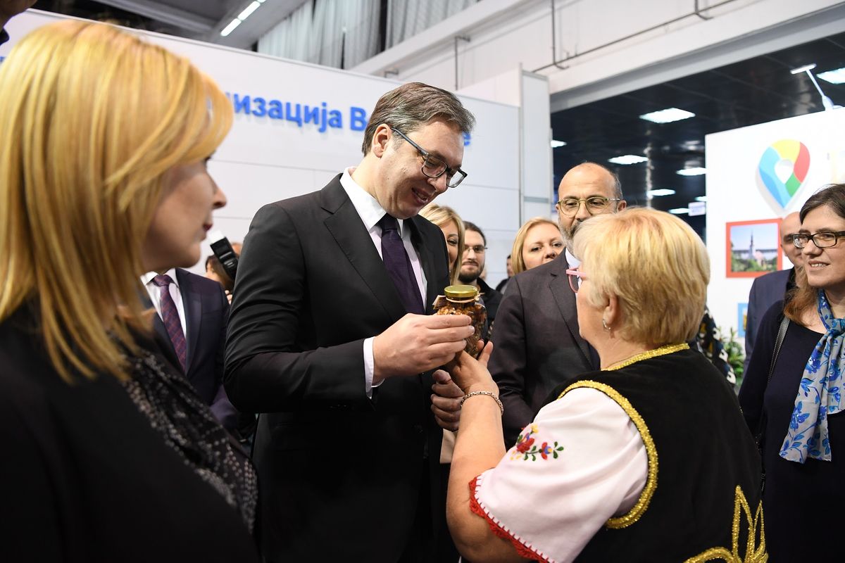 Predsednik Vučić prisustvovao 42. Međunarodnom beogradskom sajmu turizma