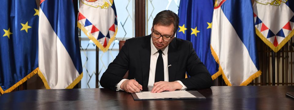 Predsednik Vučić raspisao redovne parlamentarne izbore