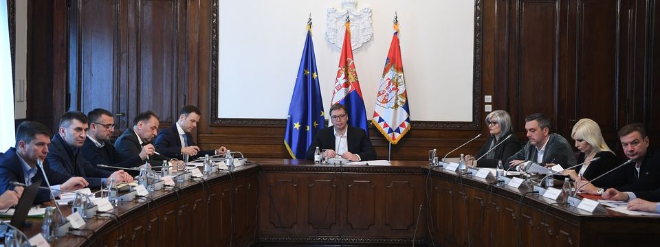 Sastanak Kriznog štaba za otklanjanje nastalih i sprečavanje mogućih štetnih posledica zarazne bolesti COVID-19 po privredu