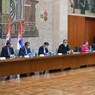 Obraćanje predsednika Vučića nakon sastanka sa članovima Kriznih štabova