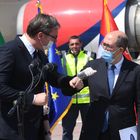 Predsednik Vučić prisustvovao otpremanju medicinske opreme Republici Italiji