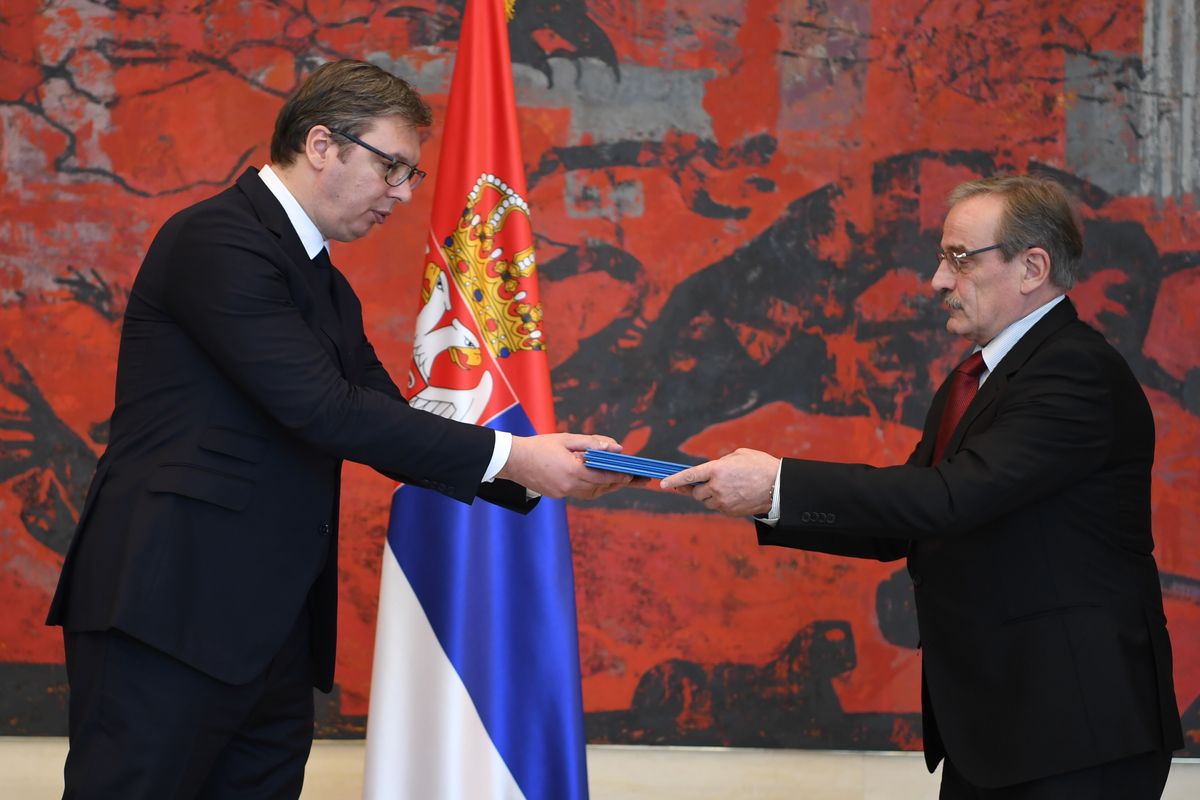 Predsednik Vučić primio je akreditivna pisma novog ambasadora Republike Hrvatske