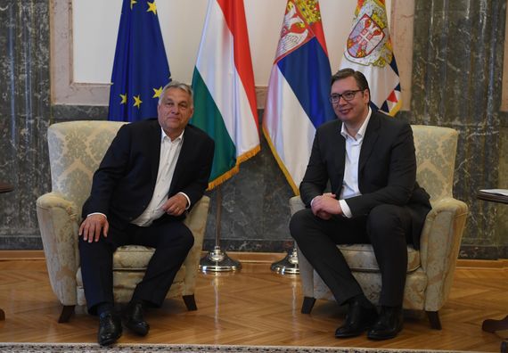 Председник Вучић састао се са председником Владе Мађарске