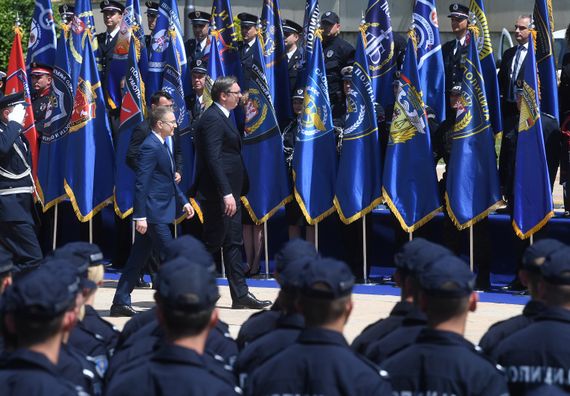 Predsednik Vučić prisustvovao centralnoj manifestaciji povodom obeležavanja Dana MUP i Dana policije