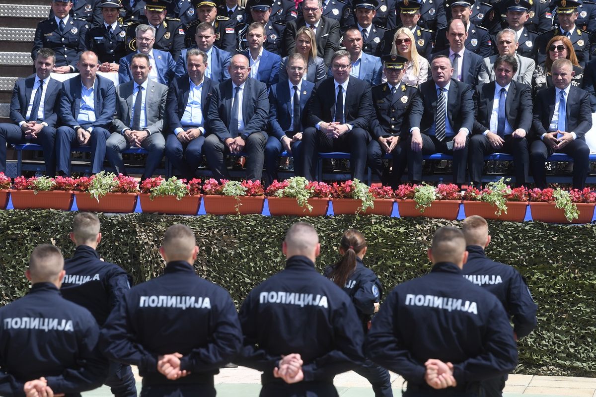 Predsednik Vučić prisustvovao centralnoj manifestaciji povodom obeležavanja Dana MUP i Dana policije