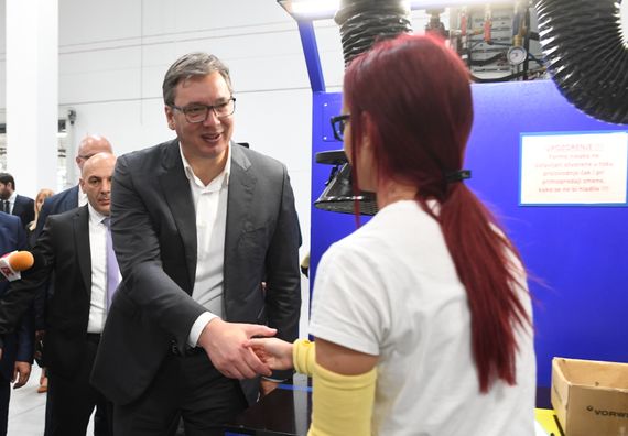 Predsednik Vučić posetio Čačak
