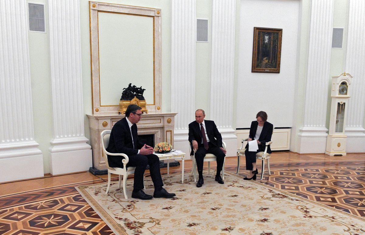 Председник Вучић састао се у Москви са председником Руске Федерације