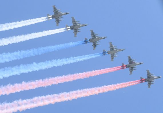 Председник Вучић присуствовао Војној паради у Москви