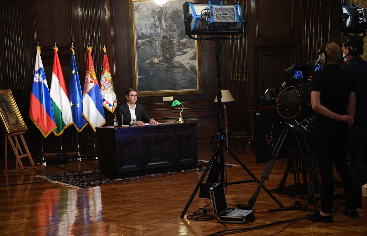 Predsednik Vučić učestvovao na video samitu 
