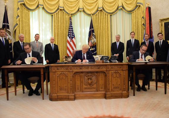 Споразум о нормализацији економских односа потписан у Вашингтону