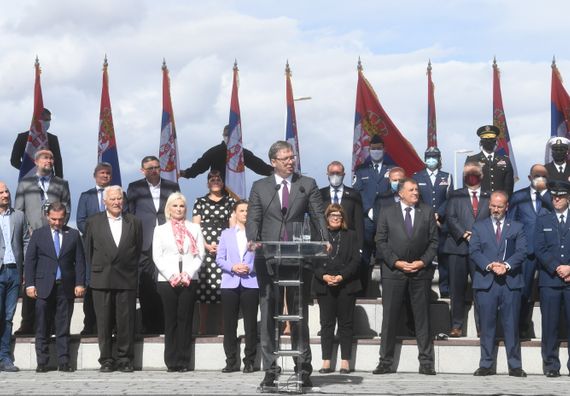 Predsednik Vučić prisustvovao obeležavanju godišnjice operacije "Halijard”