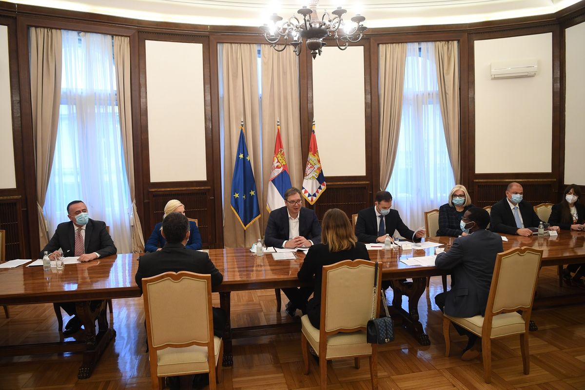 Sastanak sa delegacijom Svetske banke Sastanak sa delegacijom Svetske banke