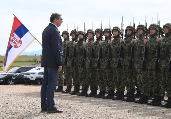 Председник Вучић присуствовао тактичкој вежби  Војске Србије „Садејство 2020“