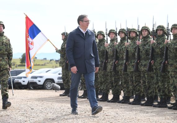 Predsednik Vučić prisustvovao taktičkoj vežbi  Vojske Srbije „Sadejstvo 2020“