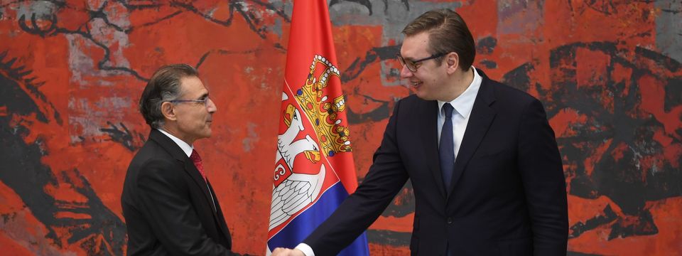 Predsednik Vučić primio akreditivna pisma novoimenovanog ambasadora Republike Kipar