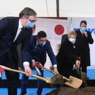 Predsednik Vučić prisustvovao polaganju kamena temeljca za izgradnju fabrike guma "Toyo Tire"