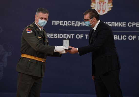 Uručena odlikovanja povodom Dana primirja u Velikom ratu pripadnicima Ministarstva odbrane i Vojske Srbije