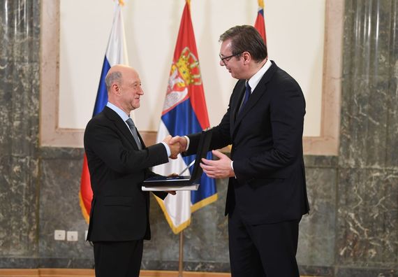 Uručeno odlikovanje specijalnom predstavniku predsednika Ruske Federacije Aleksandru Mihajloviču Babakovu