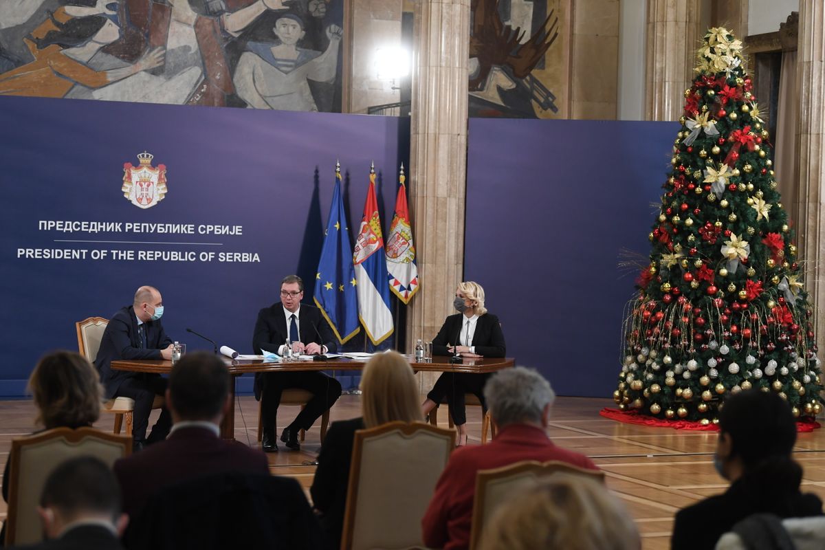 Новогодишња конференција за медије председника Републике Србије