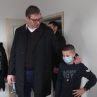 Председник Вучић у посети породици Ђурић