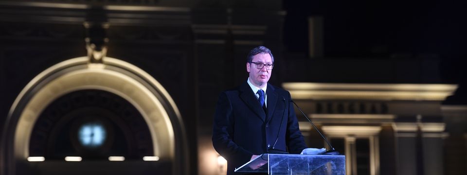 Predsednik Vučić prisustvovao svečanom otkrivanju spomenika Stefanu Nemanji