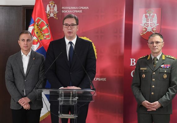 Председник Вучић присуствовао састанку на коме су представљени резултати анализе стања функционалних и оперативних способности Војске Србије за 2020. годину