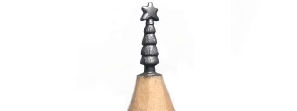Скулптура на врху оловке