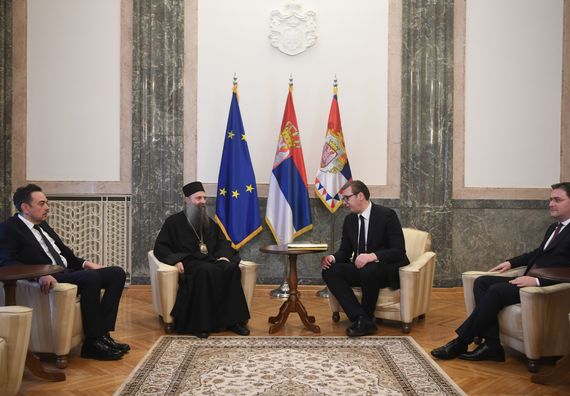 Sastanak sa Njegovom svetošću patrijarhom srpskim g. Porfirijem