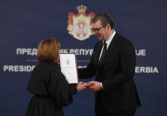 Predsednik Vučić uručio odlikovanja povodom Dana državnosti Republike Srbije II