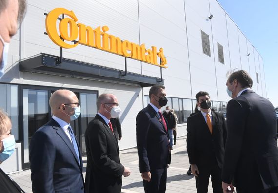 Svečano otvaranje fabrike kompanije Continental Automotiv Srbija