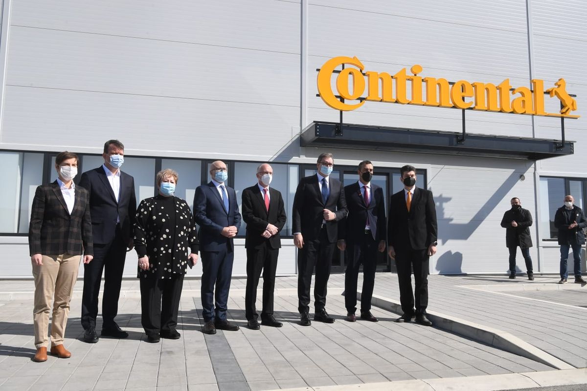 Свечано отварање фабрике компаније Continental Automotiv Србија