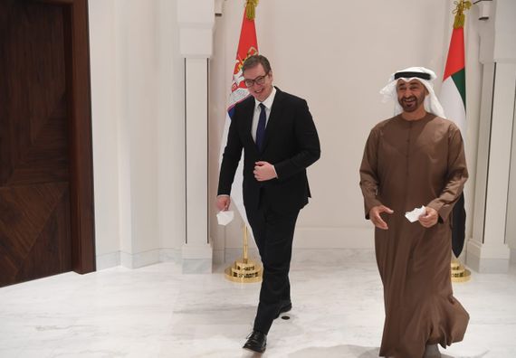 Predsednik Vučić u radnoj poseti Ujedinjenim Arapskim Emiratima