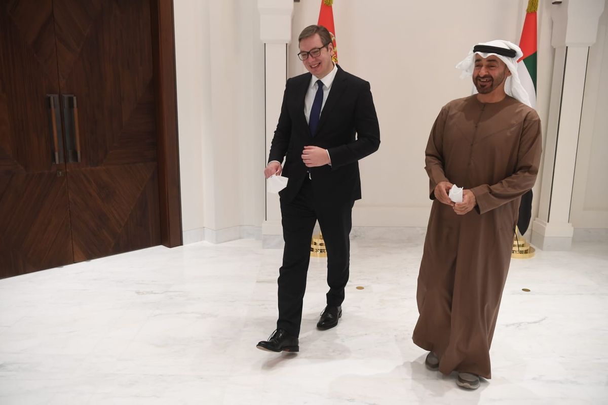 Председник Вучић у радној посети Уједињеним Арапским Емиратима