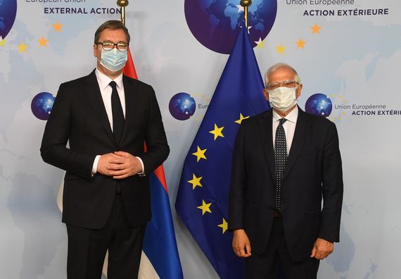 Predsednik Vučić u poseti Briselu