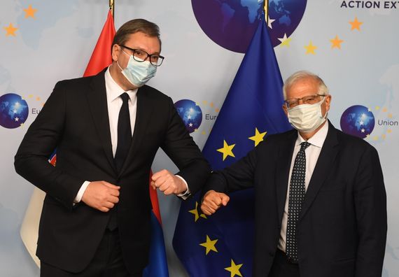 Predsednik Vučić u poseti Briselu