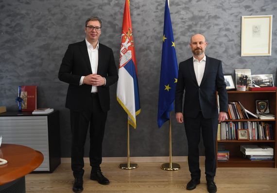 Predsednik Vučić u poseti Briselu