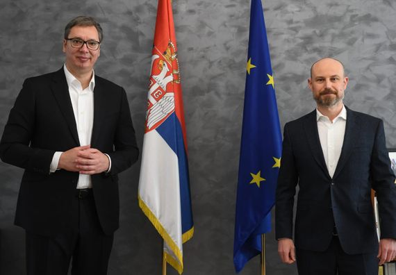 Predsednik Vučić u poseti Briselu