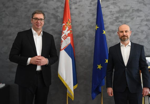 Predsednik Vučić u poseti Briselu