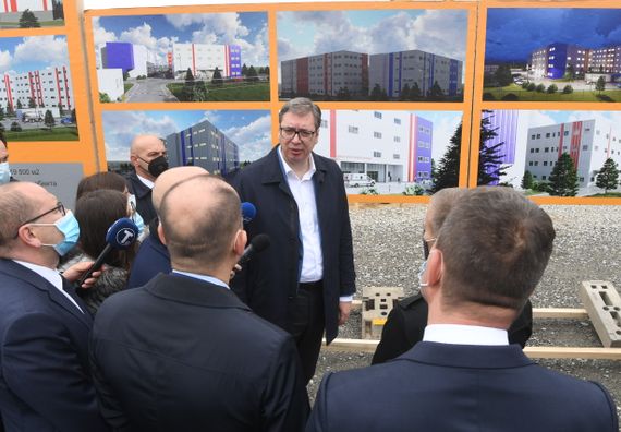 Početak izgradnje nove kovid bolnice u Novom Sadu