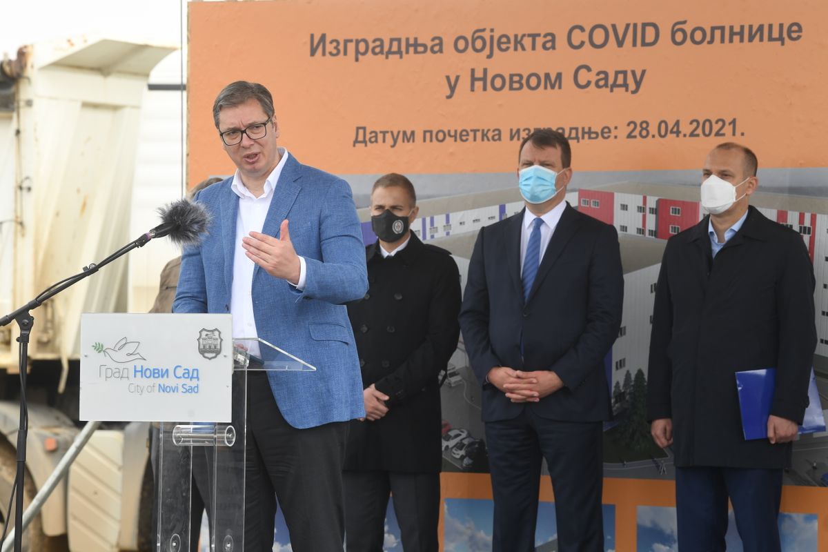 Početak izgradnje nove kovid bolnice u Novom Sadu